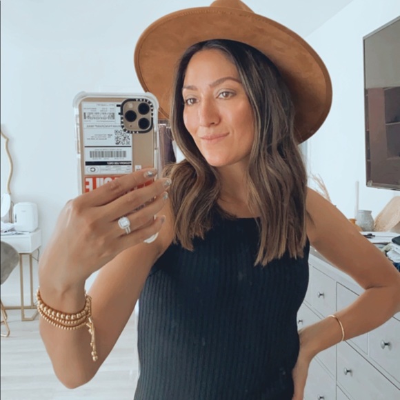Lizette Suede Fedora Hat Camel main image 4